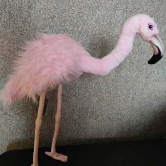 Реалистичная мягкая игрушка Hansa Розовый фламинго 38 см: отзыв пользователя Детский Мир