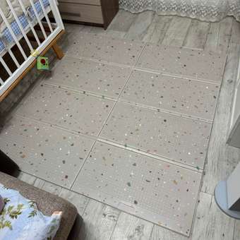 Коврик детский Happy Baby Soft Floor массажный непромокаемый складной stone: отзыв пользователя Детский Мир