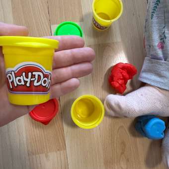 Пластилин Play-Doh 4 цв. в ассортименте: отзыв пользователя Детский Мир
