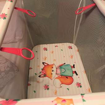 Детский манеж-кроватка InHome розовый: отзыв пользователя Детский Мир