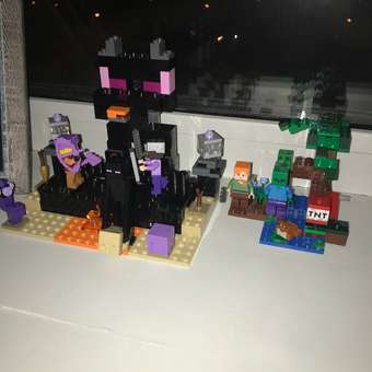 Конструктор LEGO Minecraft Болотное приключение блочный: отзыв пользователя Детский Мир