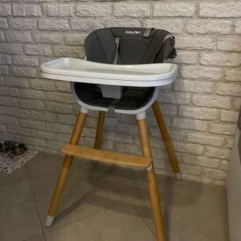 Стул для кормления Babyton Woody Grey: отзыв пользователя ДетМир