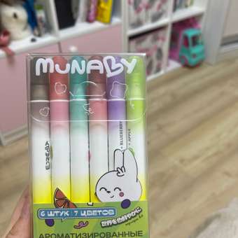 Маркеры Munaby 6 цв.: отзыв пользователя Детский Мир