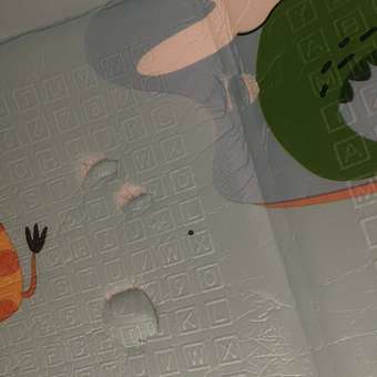 Развивающий коврик детский Mamagoods для ползания складной игровой 180х200 см Динозавры и зоопарк: отзыв пользователя Детский Мир