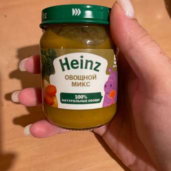 Пюре Heinz овощной микс 120г с 5месяцев: отзыв пользователя ДетМир