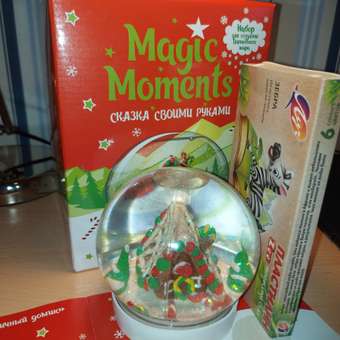 Набор для творчества Magic Moments Волшебный шар Пряничный домик: отзыв пользователя Детский Мир