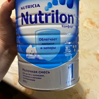 Смесь молочная Nutrilon Комфорт 1 900г с 0 месяцев: отзыв пользователя Детский Мир