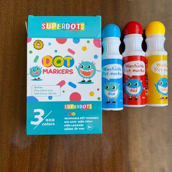 Точечные маркеры ShopTour Большие штампы для рисования dot markers superdots: отзыв пользователя Детский Мир