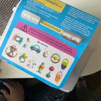 Погремушка и прорезыватель Zeimas набор 12 шт в большом кейсе развивающие игрушки с неваляшкой: отзыв пользователя Детский Мир