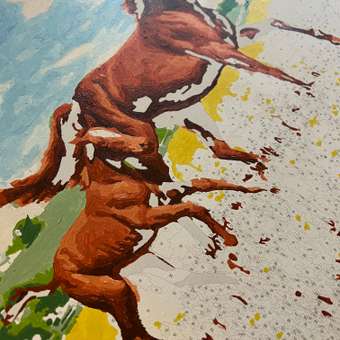 Картина по номерам Остров Сокровищ антистресс Лошади на лугу: отзыв пользователя Детский Мир