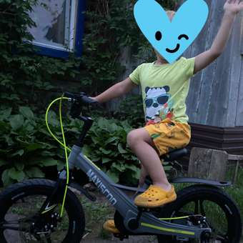 Детский двухколесный велосипед Maxiscoo Space делюкс 16 серый матовый: отзыв пользователя Детский Мир