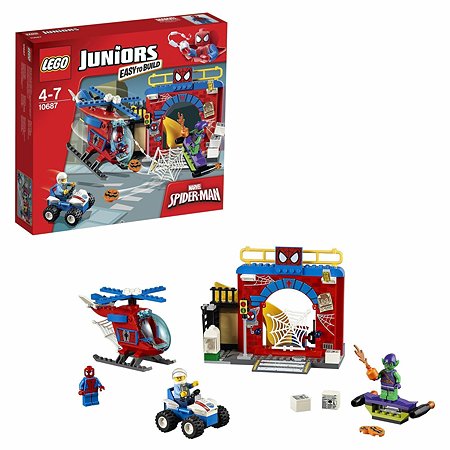 Конструктор LEGO Juniors Убежище Человека-паука™ (10687)