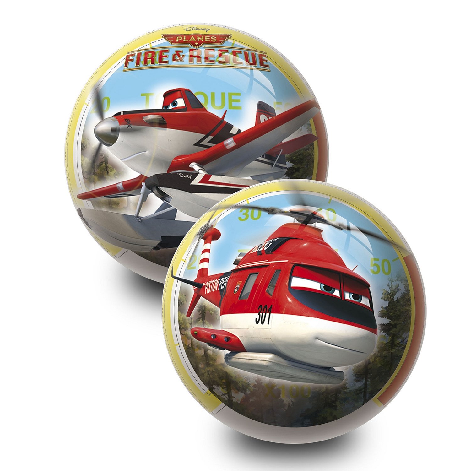 Мяч Unice Самолеты 23 см в ассортименте - фото 1