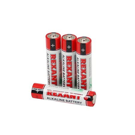 Алкалиновые батарейки REXANT мизинчиковые тип AAA/LR03 4 шт - фото 2