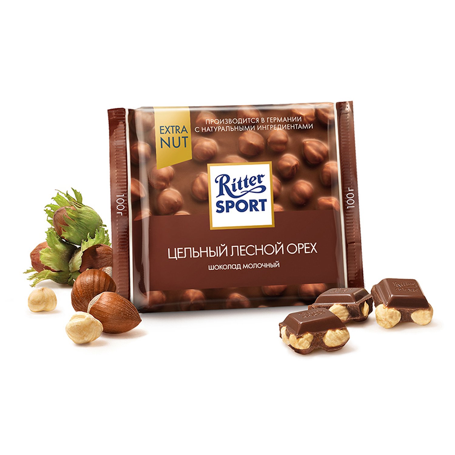 Шоколад Ritter Sport Extra nut