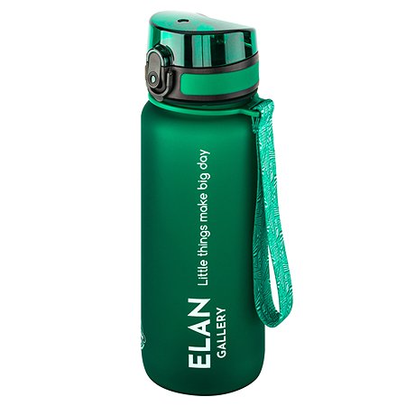 Бутылка для воды Elan Gallery 800 мл Style Matte темно-зеленая