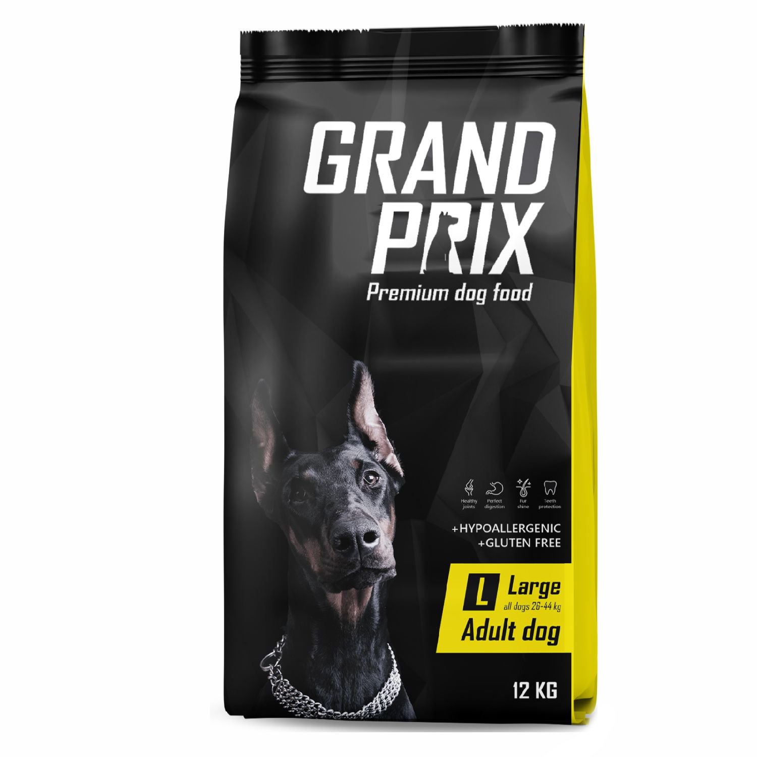Корм для собак Grand Prix Large Adult курица 12кг - фото 1