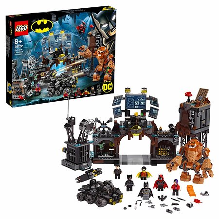 Конструктор LEGO DC Super Heroes Вторжение Глиноликого в бэт-пещеру 76122
