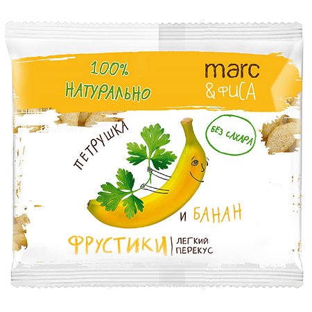 Снек Marc&Фиса Фрустики банан-петрушка 15г с 1года