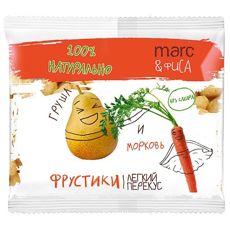 Снек Marc&Фиса Фрустики груша-морковь 15г с 1года