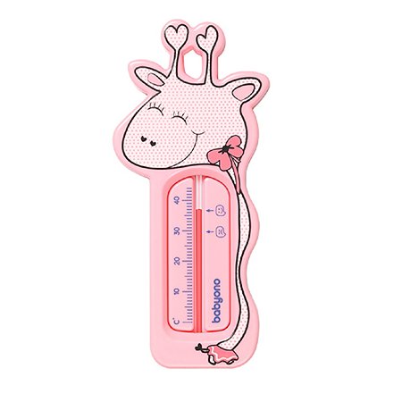 Термометр для воды Babyono 775/01 Romantic giraffe Розовый