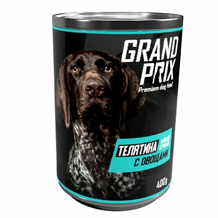 Корм для собак Grand Prix Adult Нежное суфле телятина с овощами консервированный 400г