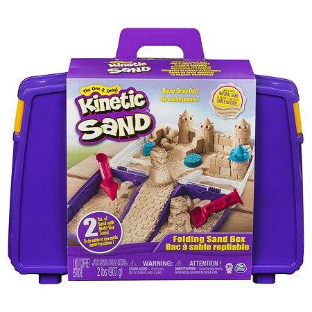 Песок кинетический Kinetic Sand с лотком-песочницей 6037447