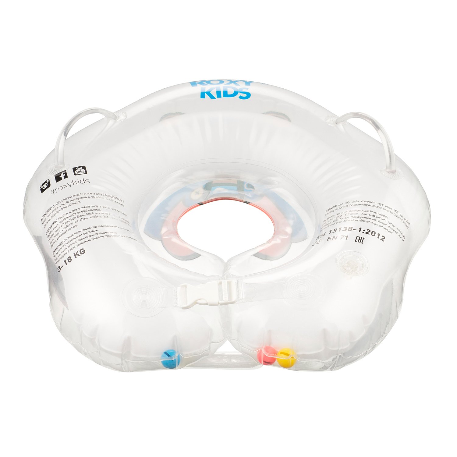 Круг для купания ROXY-KIDS надувной на шею для новорожденных и малышей Flipper Пират - фото 3