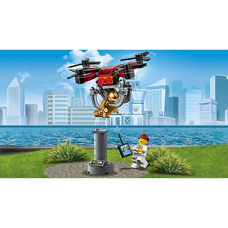 Конструктор LEGO City Police Воздушная полиция: погоня дронов 60207 - фото 7