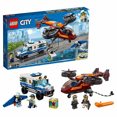 Конструктор LEGO City Police Воздушная полиция: кража бриллиантов 60209