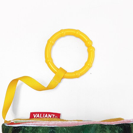 Книжка-игрушка VALIANT для малышей «Животные» с прорезывателем и подвесом - фото 4