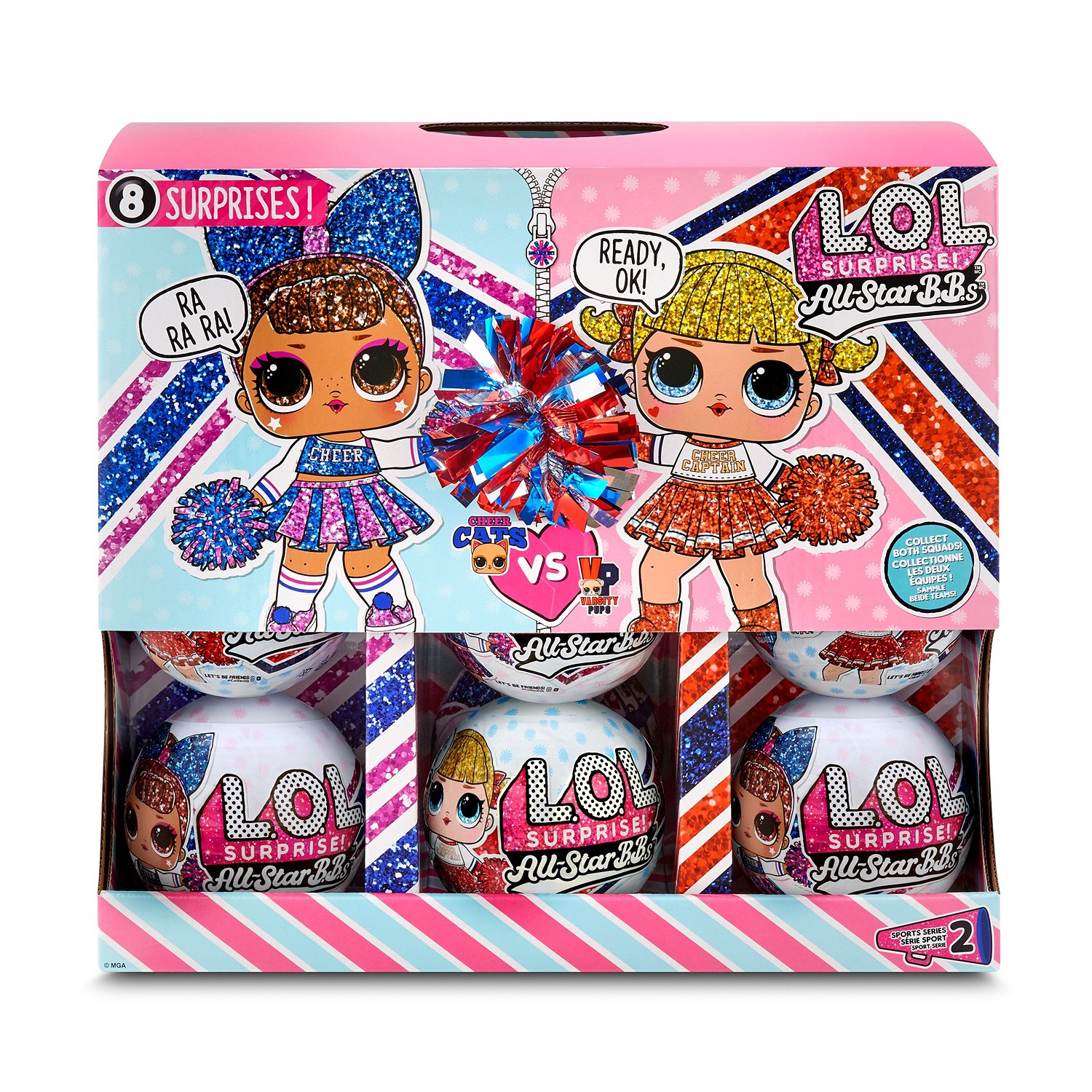 Кукла L.O.L. Surprise! All Star Sports Series 2 Cheer в непрозрачной упаковке (Сюрприз) 570363XX1E7CRF - фото 12