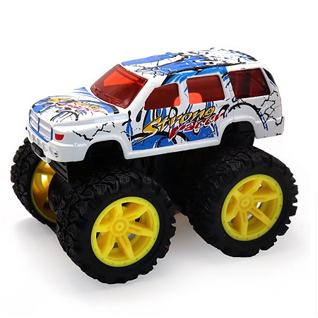 Машинка Funky Toys Джип с желтыми колесами Белая FFT8485-1