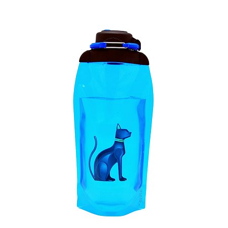 Бутылка для воды складная VITDAM синяя 860мл B086BLS 610 - фото 1