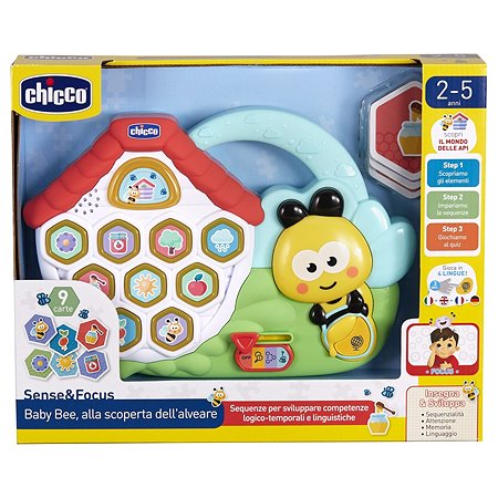 Игрушка развивающая Chicco Пчелка на 4языках 00010684000180 - фото 5