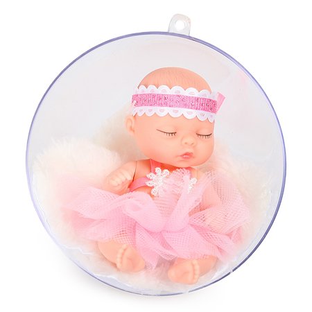 Кукла Dong Huan Малыш в шаре Розовый YS932308 - фото 1
