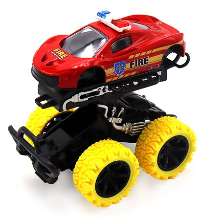 Машинка Funky Toys Пожарная с желтыми колесами FT8486-6