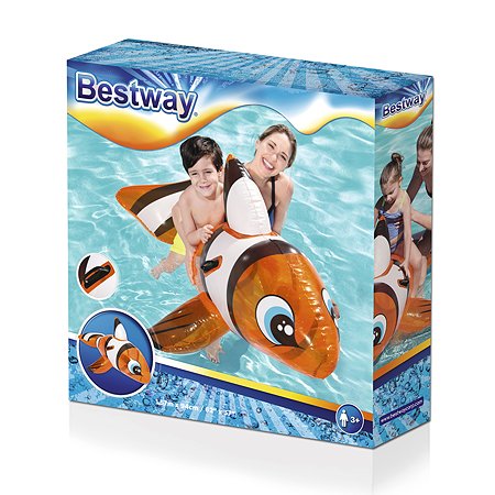 Игрушка надувная Bestway для катания верхом Рыба-клоун 41088 - фото 2