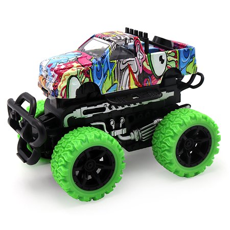 Машинка Funky Toys Пикап с зелеными колесами FT8487-2