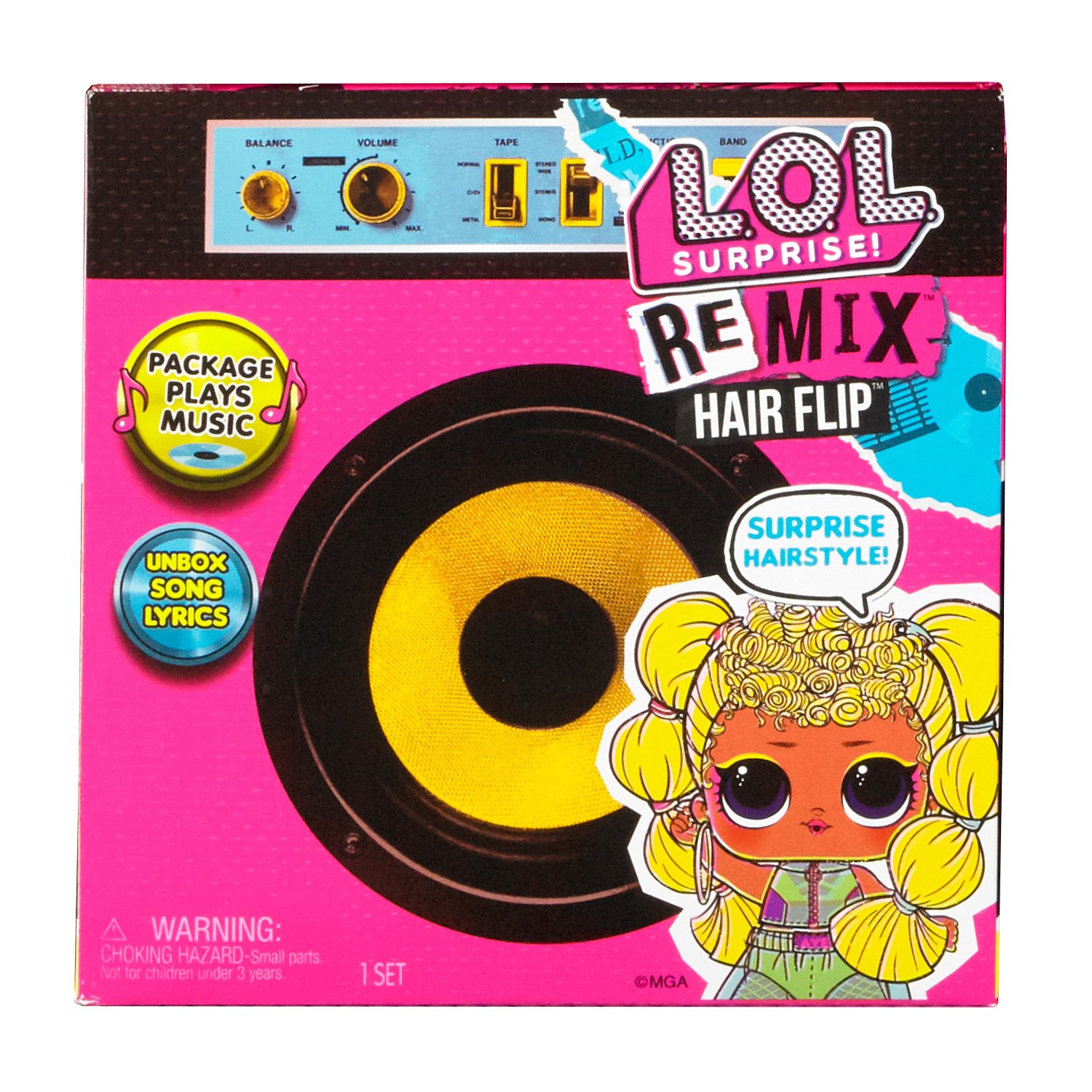 Кукла L.O.L. Surprise! Remix Hairflip Tots в непрозрачной упаковке (Сюрприз) 566960E7C - фото 1