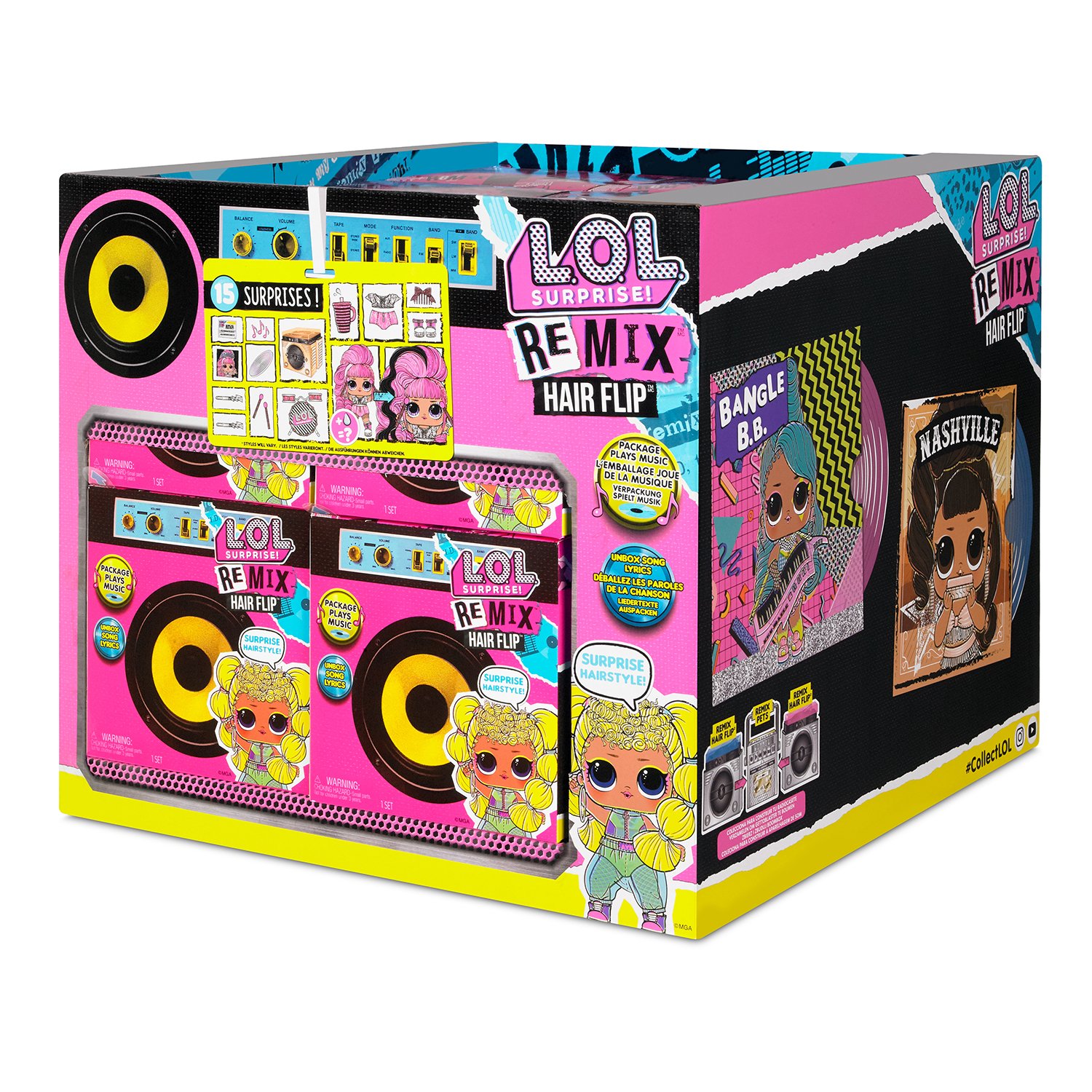 Кукла L.O.L. Surprise! Remix Hairflip Tots в непрозрачной упаковке (Сюрприз) 566960E7C - фото 13