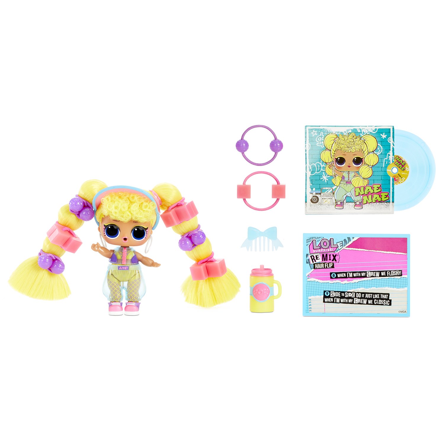 Кукла L.O.L. Surprise! Remix Hairflip Tots в непрозрачной упаковке (Сюрприз) 566960E7C - фото 3