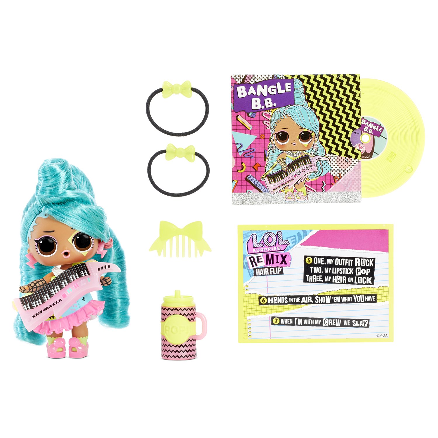 Кукла L.O.L. Surprise! Remix Hairflip Tots в непрозрачной упаковке (Сюрприз) 566960E7C - фото 5
