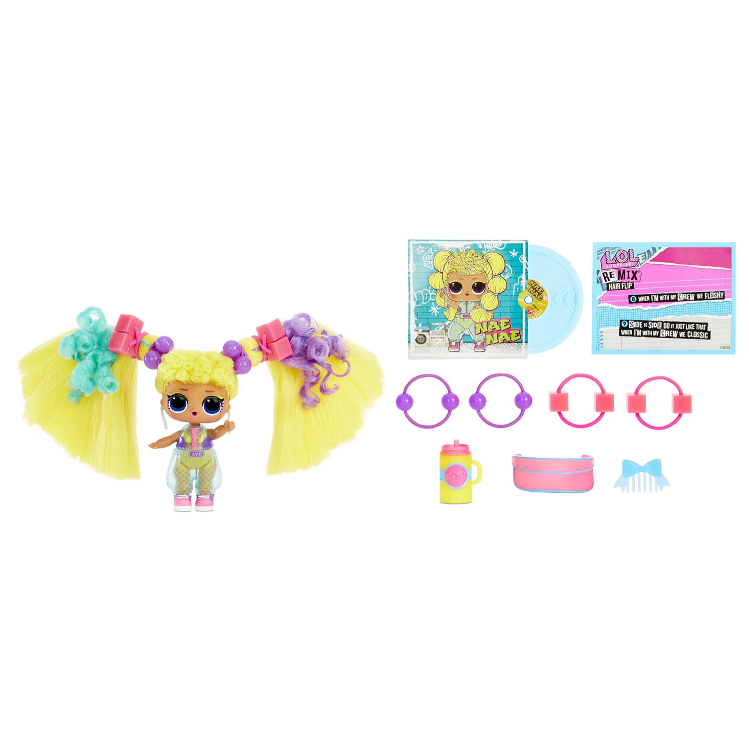 Кукла L.O.L. Surprise! Remix Hairflip Tots в непрозрачной упаковке (Сюрприз) 566960E7C - фото 7