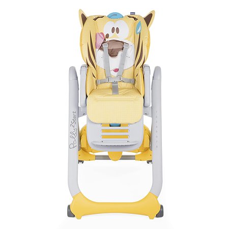 Стульчик для кормления chicco polly 2start lion