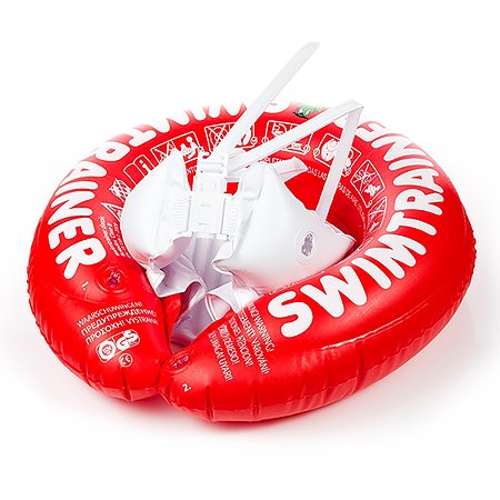 Круг надувной Freds Swim Academy Swimtrainer «Сlassic» для обучения плаванию (3 мес-4 года) Красный - фото 3