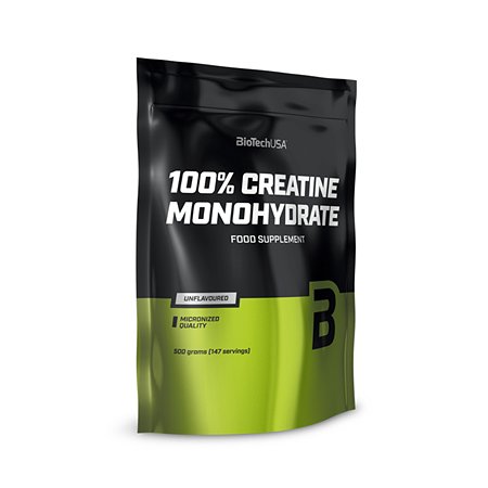 Моногидрат креатина BiotechUSA 100% Creatine Monohydrate 500 г - фото 1