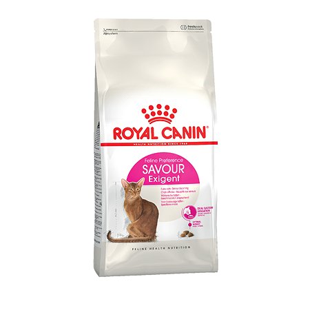 Корм сухой для кошек ROYAL CANIN Exigent Savour 2кг привередливых к вкусу продукта