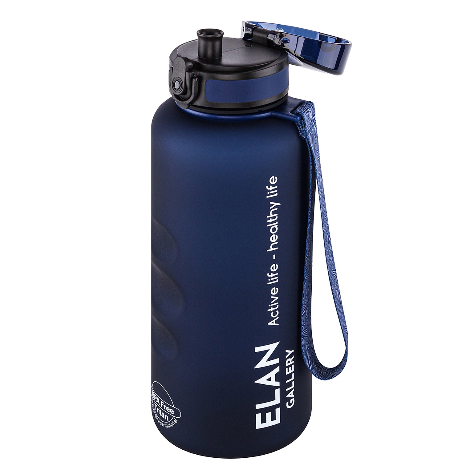 Бутылка для воды Elan Gallery 1.5 л Style Matte темно-синяя - фото 5
