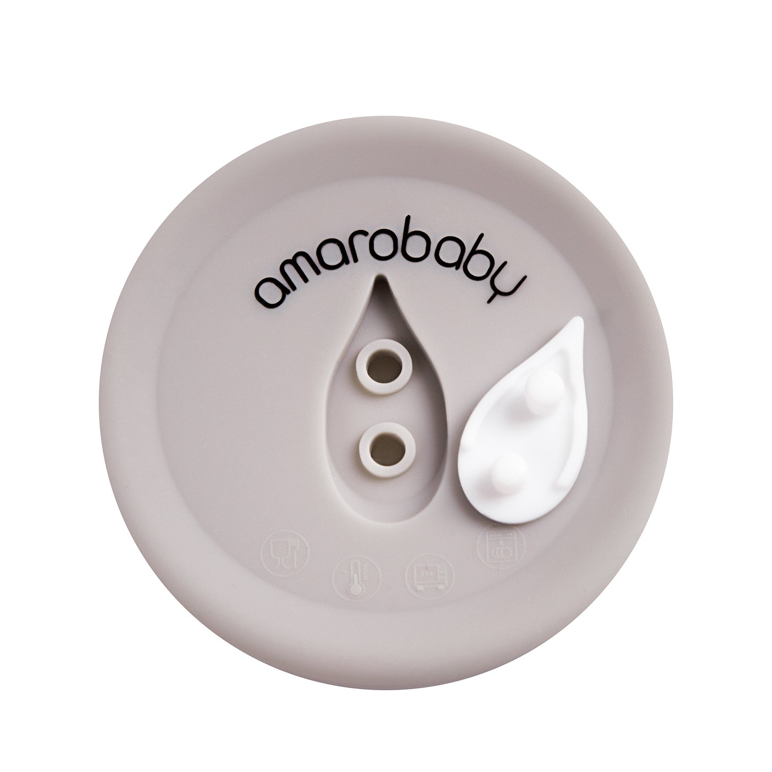 Силиконовый молокоотсос Amarobaby с крышкой - фото 10